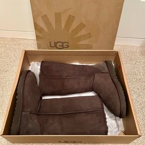 UGG Classic Tall Boot - chocolate brown. Never worn. Brand new